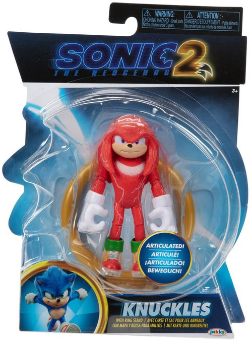 Sonic The Hedgehog 2 Knuckles 4 Action Figure Ring Stand