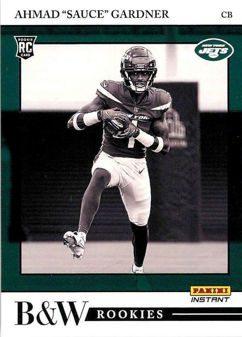 NFL New York Jets 2022 Instant Draft Night Football Single Card Ahmad Sauce  Gardner 4 Rookie Card - ToyWiz