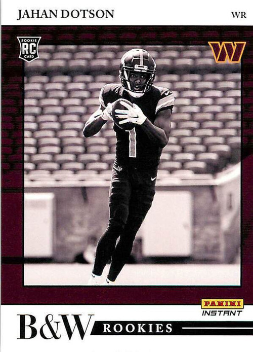 NFL Washington Commanders 2022 Instant RPS First Look Football 1 of 942  Jahan Dotson FL9 [Rookie Card]