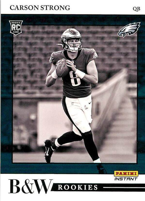 NFL 2022 Instant Black White Rookies Single Card 649 Carson Strong BW42  Rookie Card - ToyWiz