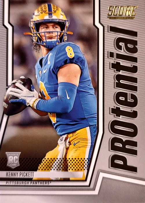 2022 Panini Mosaic Blue Sparkle #270 Kenny Pickett RC Rookie