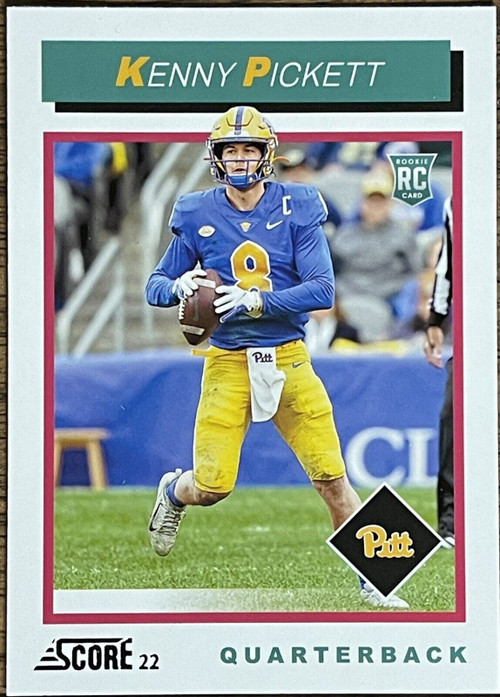 2022 Panini Score Kenny Pickett rookie card #D1 NFL Draft