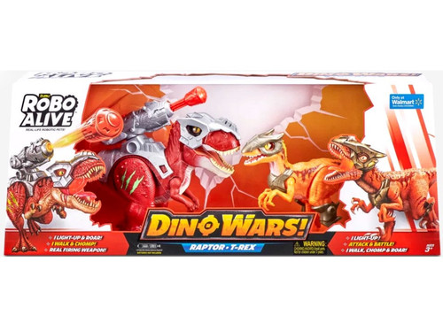 Robo Alive Dino Wars ZURU恐竜戦争ラプター Robo Alive Dino Wars Raptor Robotic Pet Figure Damaged Package