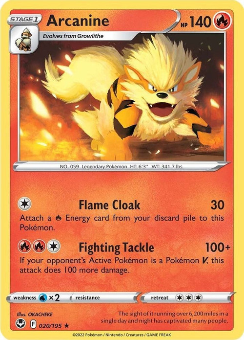 arcanine legendary pokemon card Reverse Holo NM 059/165 Scarlet & Violet 151 Description coming soon... Pokemon Trading Card Game Sword