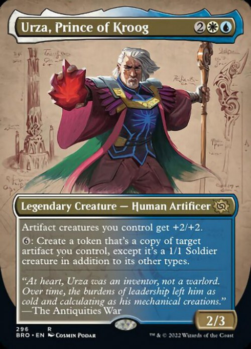 MTG Urza, Prince of Kroog 旧枠プロモ mtgthebrotherswar296urzaprince