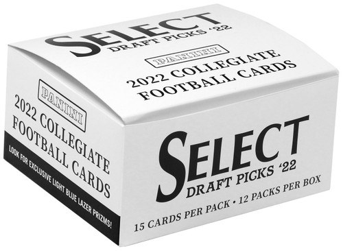 2022 Panini Select Draft Picks Collegiate Football Mega Box