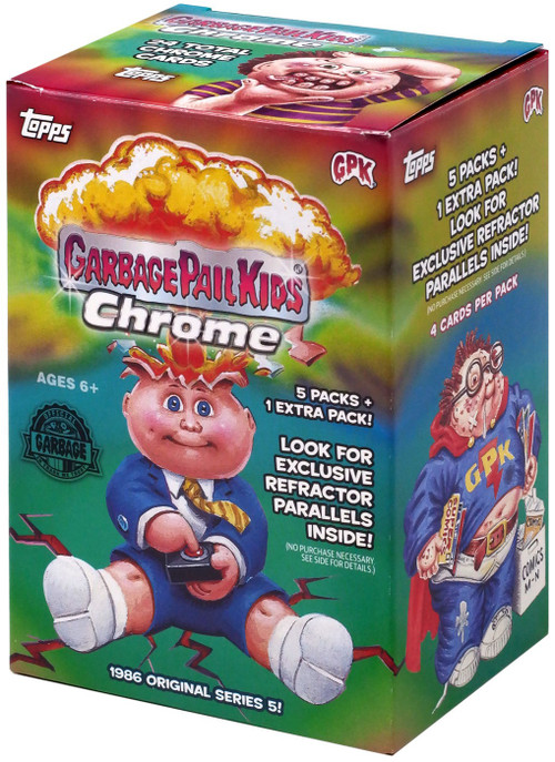 Garbage Pail Kids Topps 2022 Chrome Trading Card BLASTER Box 6