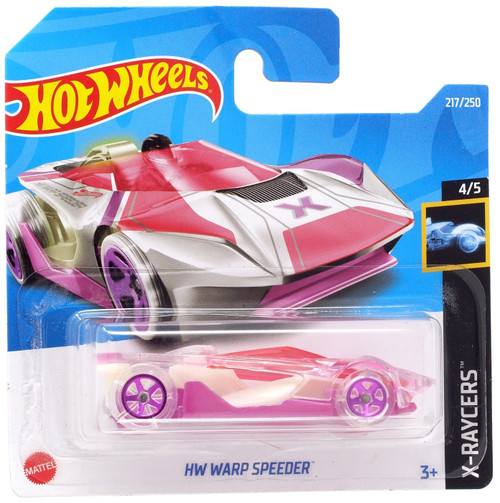 ホワイトシュガー♥️✨ Hot Wheels X-Raycers Warp Speeder 164 Diecast Car 45 Short Card