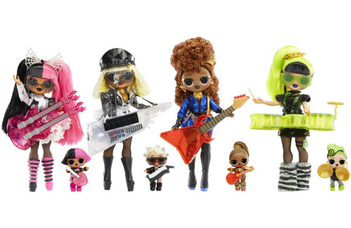 LOL Surprise OMG ReMix Super Surprise Fashion Doll 4-Pack 2022