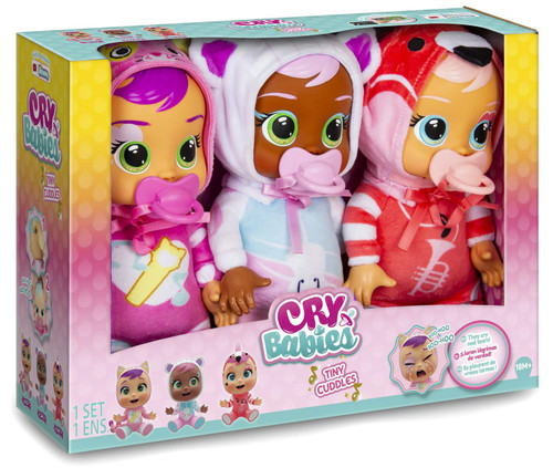 Cry Babies Tiny Cuddles Music Edition 9 Plush Figure 3-Pack Daisy, Pearly  Fancy IMC Toys - ToyWiz