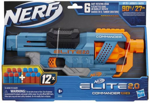 NERF Elite 2.0 Commander RD-6 Blaster Hasbro Toys - ToyWiz