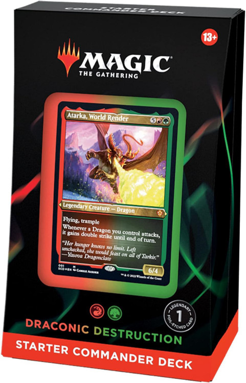 magic the gathering mtg commander 2017 deck draconic domination Magic The Gathering Starter Draconic Destruction Commander Deck Wizards of  the Coast