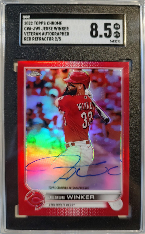 Jesse Winker Rookie Refractor 2014 Bowman Chrome #CTP-25 Reds All-Star –