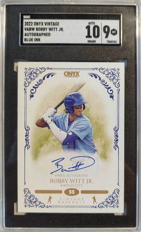 西日本産 Bobby Witt Jr Topps 2022 Gilded 直筆サイン