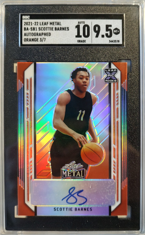 NBAカード RC SCOTTIE BARNES auto-