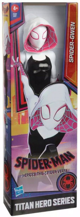 Marvel Titan Hero Series Ghost-Spider 12-Inch Scale Action Figure Toy for  Kids 4 and Up