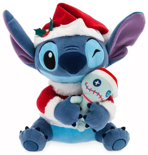 Disney Lilo Stitch 2022 Holiday Stitch Scrump Exclusive 9.5 Plush