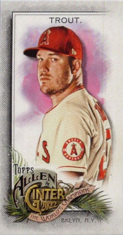 Mike Trout 2022 Topps Opening Day Series Mint Card #27