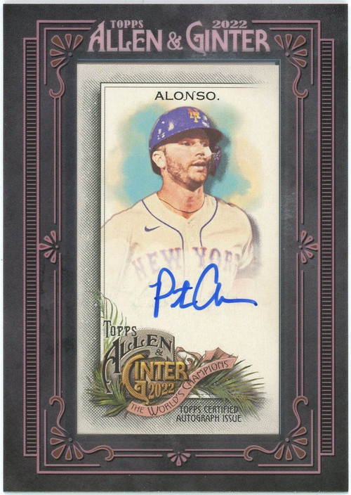  2022 Topps Allen and Ginter Banner Seasons #BS-49 Pete Alonso  New York Mets Baseball : Collectibles & Fine Art