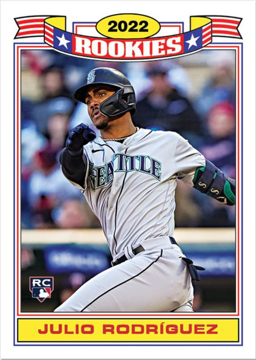 MLB Seattle Mariners 2022 Topps Now Baseball Single Card Julio Rodriguez  Exclusive 568 Rookie Card, Sets New Rookie First Round Record with 32 -  ToyWiz