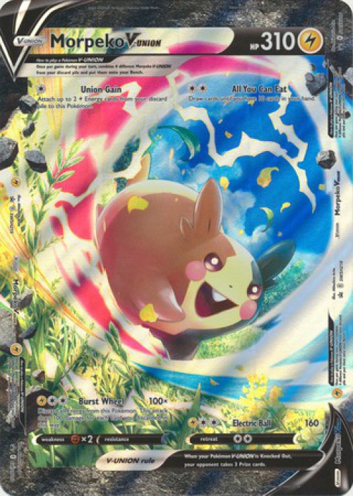 Pokemon Sword Shield Promo Single Card Morpeko V-Union