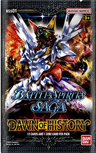 Battle Spirits Saga Trading Card Game Series 1 Dawn of History Booster Pack BSSB01 12 Cards Bandai Japan - ToyWiz Battle Spirits Saga Trading Card Game Series 1 Dawn of History Booster Pack BSSB01 12 Cards Bandai Japan - ToyWiz
