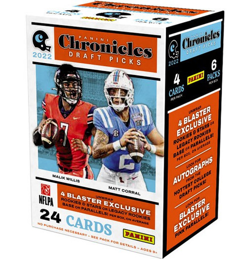 NFL Panini 2022 Chronicles Draft Picks Football Trading Card