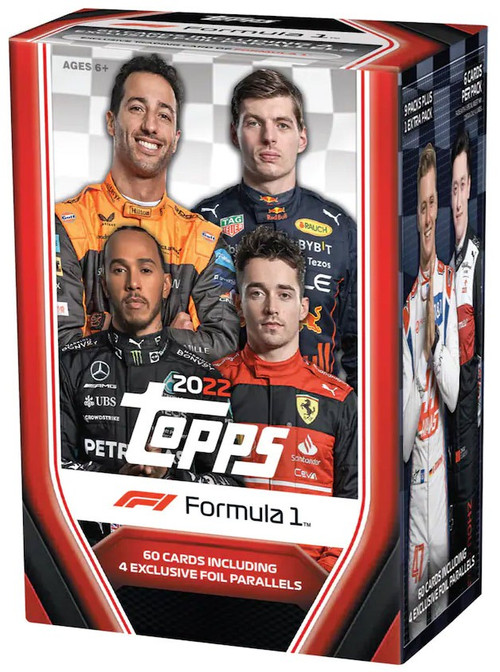 Formula 1 2022 Topps F1 Trading Card BLASTER Box 10 Packs ToyWiz