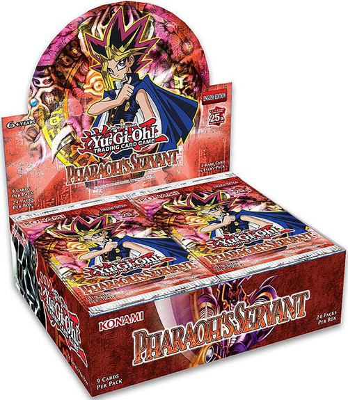 YuGiOh Pharaohs Servant Booster Box 24 Packs, 25th Anniversary