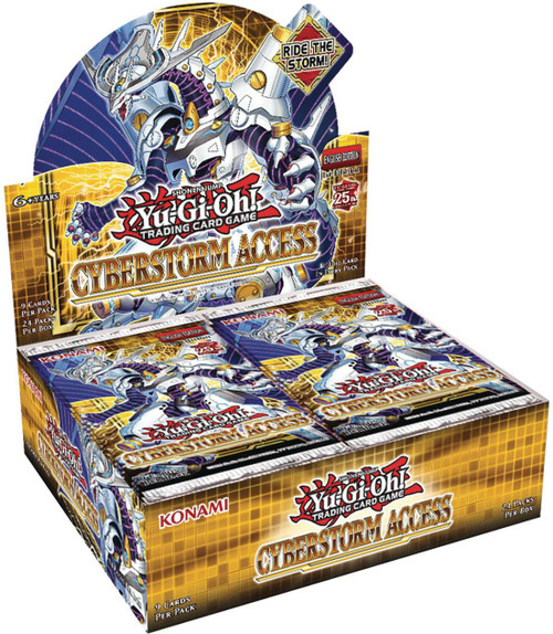 YuGiOh Cyberstorm Access Booster Box 24 Packs, 25th Anniversary Konami