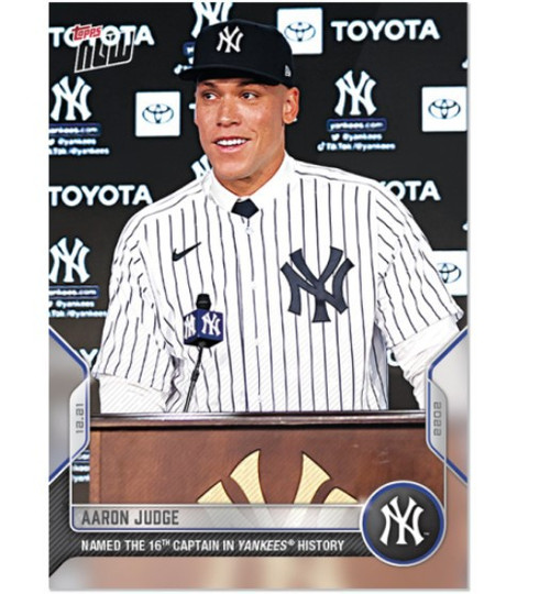 MLB New York Yankees 2022 Topps Now Baseball Single Card Aaron