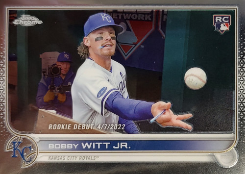 MLB 2022 Topps Update Chrome Single Card Bobby Witt Jr