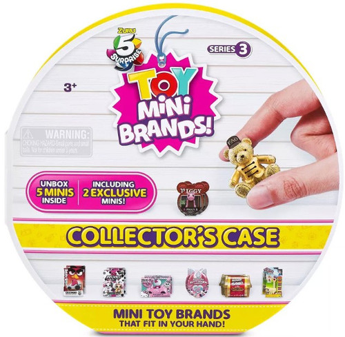 5 Surprise Mini Brands TOY Series 3 Collector Case Includes 5