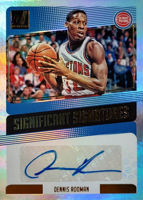 NBA 2018-19 Donruss Significant Signatures Dennis Rodman
