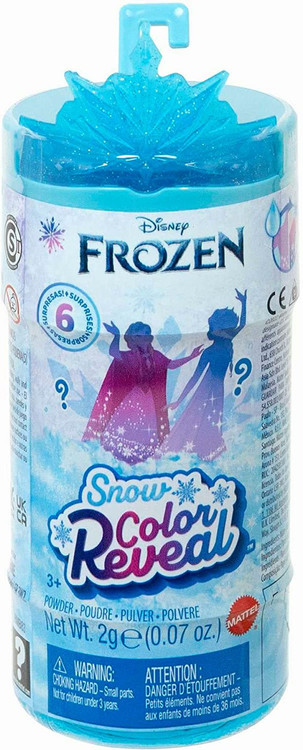 Disney Frozen Snow Color Reveal Wave 1 Mystery Pack Blue Canister ...