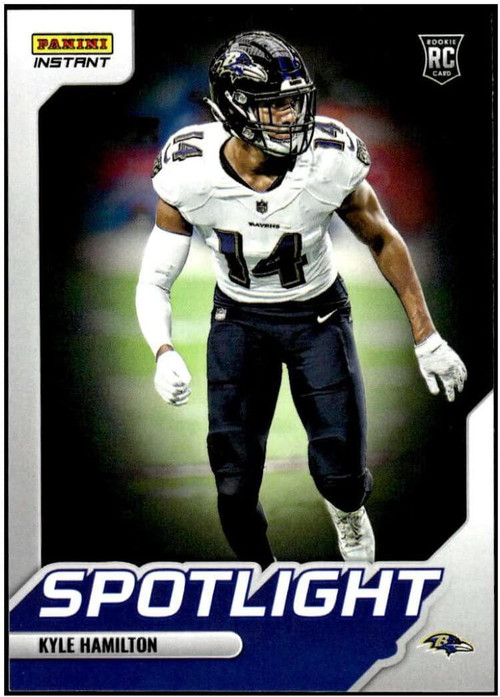 NFL Baltimore Ravens 2022 Instant Draft Night Football Kyle Hamilton #12  [Rookie Card]