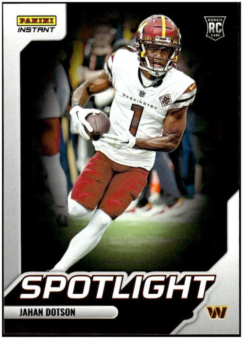 NFL Washington Commanders 2022 Instant RPS First Look Football 1 of 942  Jahan Dotson FL9 [Rookie Card]