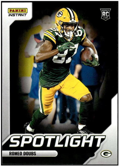 NFL Green Bay Packers 2022 Instant Studio Football Single Card Romeo Doubs  S38 Rookie Card - ToyWiz