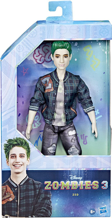 Disney Zombies 3 Zed Necrodopolis 12 Basic Doll Damaged Package