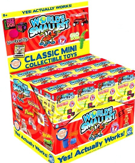 Worlds Smallest Classic Mini Toys Series 7 Mystery Box 24 Packs