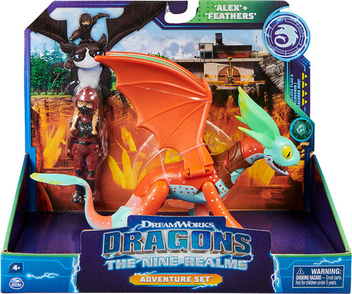 Dragons The Nine Realms Thunder Action Figure Spin Master - ToyWiz