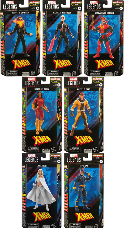 Marvel X Men Marvel Legends Chod Series Set Of 7 Action Figures Hasbro Toywiz 2790