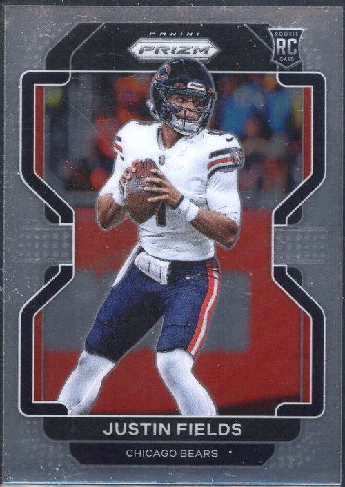 NFL 2021 Prizm Football Single Card Justin Fields 334 Rookie - ToyWiz