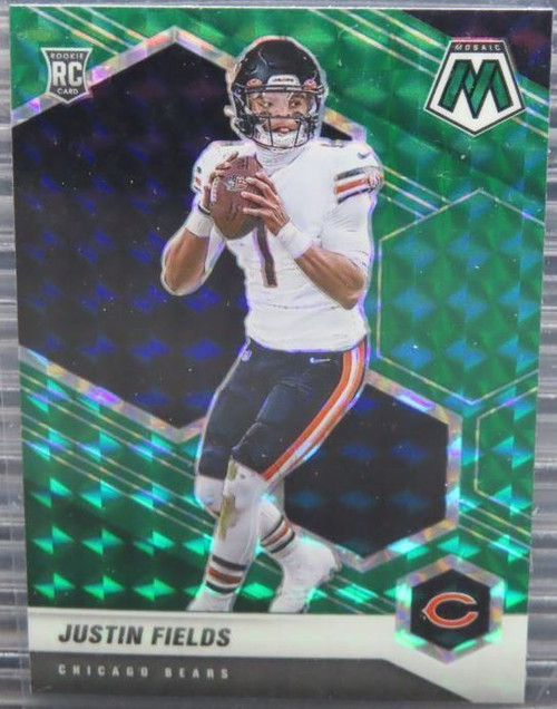 NFL 2021 Prizm Football Single Card Justin Fields 334 Rookie - ToyWiz