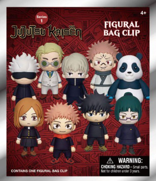 Jujutsu Kaisen 3D Figural Bag Clip Jujutsu Kaisen Series 1 Mystery