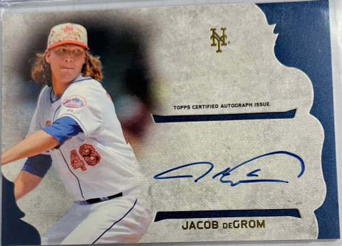 Amazin' Auction: Jacob deGrom Autographed Pinstripe Jersey