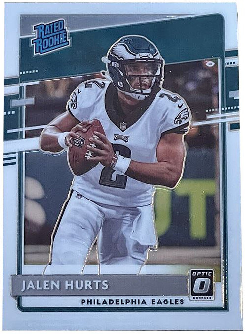 Jalen Hurts 2020 Panini Gold Standard Rookie Jersey Autographs