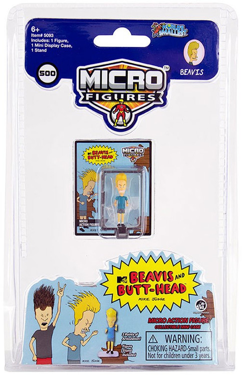 Worlds Smallest Beavis Butt-head Beavis 1.25 Micro Figure Super