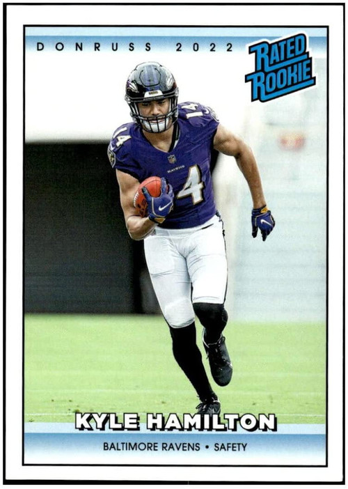 2022 PANINI INSTANT NFL DRAFT #12 KYLE HAMILTON - BALTIMORE RAVENS