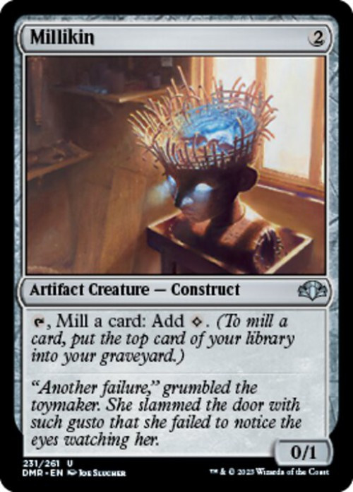 mtg cards that mill Zellix, Sanity Flayer and Haunted One HORROR MILL Magic MTG Commander   CommanderComplete